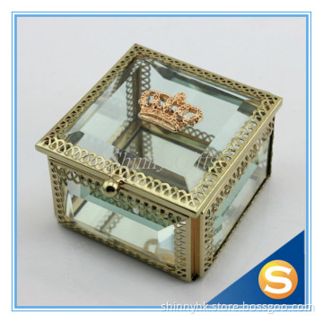 New Wedding Favor Gold Crown Jewelry Box Trinket Box Jewelries Storage Box